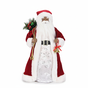 Décoration de Noël Père Noël <span class=keywords><strong>Noir</strong></span>, Personnage Ethnique Afro-Américain pour Fêtes Multiculturelles - Product Image 3