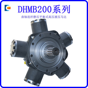 มอเตอร์ไฮดรอลิกแบบเรเดียล Dechuang Hydraulics รุ่น DHMB200 ซีรีส์ แรงบิดสูง 10000 นิวตันเมตร ความเร็วต่ำ แบบลูกสูบ - Product Image 3