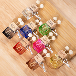 Harga Murah 8ml botol parfum bening tutup kayu penyegar udara penyebar mobil klip ventilasi kosong grosir - Product Image 6