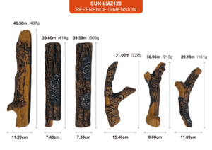 Ladrillos <span class=keywords><strong>de</strong></span> Fibra Cerámica Premium para Chimeneas <span class=keywords><strong>de</strong></span> Gas con Ventilación, Fabricante OEM - Product Image 2
