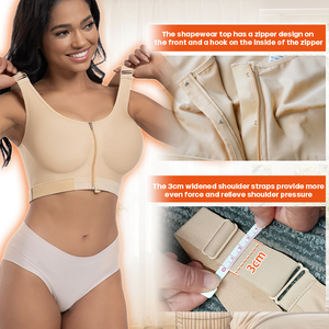 Fermeture frontale Couverture complète du dos Faja Tops Cancer Mastectomie Augmentation <span class=keywords><strong>mammaire</strong></span> Post-chirurgie Compression Shapewear Bra - Product Image 4