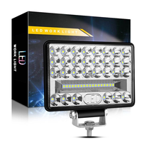 Luz de Trabajo LED DXZ de 5 Pulgadas - Amplio Campo de Visión, 144W, 48 LED, 12-24V para Autos, Camionetas, Jeeps, ATVs, UTVs, SUVs y Barcos (Modificación/Actualización)