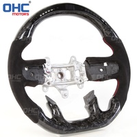 Volant en fibre de carbone LED forgé pour Dodge, volants personnalisés Ram 1500 2019 2020 2021 Trx Rebel Laramie Ohc Motors