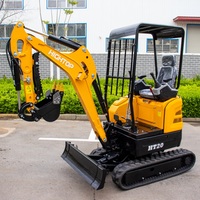 Mini Excavadora Hidráulica de 2 Toneladas, Mini Excavadora Pequeña, Excavadora en Venta