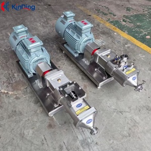 Pompe à engrenages sanitaire haute performance en acier inoxydable 304/316L pour moteur 0,75 CV, idéale pour confiture et sirop de fruits - Product Image 2