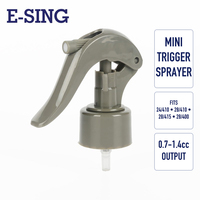 Mini gâchette de pulvérisation en plastique de remplacement pour bouteilles avec boucle de verrouillage rotative, conception anti-déversement pour éviter la pulvérisation accidentelle