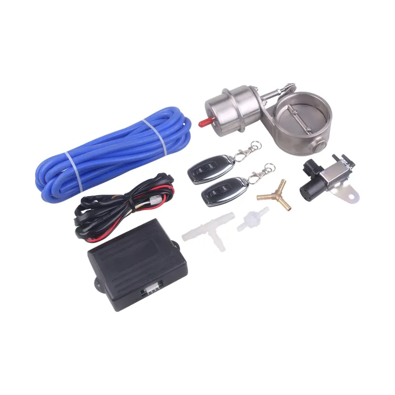 Vacuum Actuator CUTOUT With Exhaust Control Valve Set 2.5 "63mm Pipe CLOSE STYLE und Wireless Remote Controller