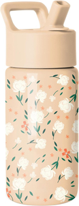 Bouteille isotherme de voyage 14 oz avec couvercle et paille, <span class=keywords><strong>tasse</strong></span> à café anti-fuite réutilisable en acier inoxydable - Product Image 5