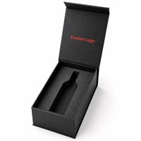Boîte cadeau magnétique personnalisée pour bouteille de vin, avec gaufrage, pelliculage mat et insert, fournisseur ODM en gros