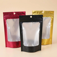 Sacs en aluminium brillants anti-odeur à fermeture éclair, pochettes personnalisées transparentes en plastique à fermeture éclair pour chips et bonbons
