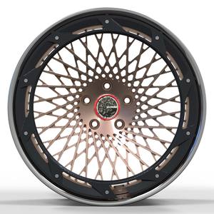 ล้อฟอร์จชิ้นเดียวขนาด 20x9 นิ้ว ผลิตจากคาร์บอนไฟเบอร์คุณภาพสูง ดีไซน์หลายชั้น ขอบล้อ 5x114.3  รับสั่งทำตามสเปค - Product Image 1