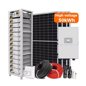 Sistema Solar Híbrido de 30kw 50kw 100kw, Sistema de Paneles Solares Fuera de la Red, Sistema de Almacenamiento de Energía Solar Trifásico para Instalación en Techo - Product Image 1