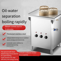 Baja tahan karat listrik komersial baru Cina Bao Bun & Steam Bun Steamer pangsit mesin makanan boneka