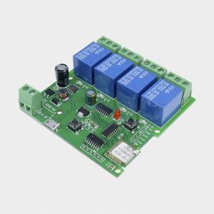 Módulo de Relé Wifi de 4 Canales, DC 12V 24V, DC 5V-32V, Interruptor de Control Remoto Inalámbrico con Autobloqueo, Aplicación Móvil para Hogar Inteligente - Product Image 2