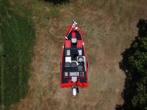 เรือตกปลาเบสอลูมิเนียมความเร็วสูง Kinocean แบบเชื่อมเต็มลำ - Product Image 3