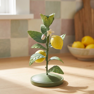 Support de bougie en forme d'arbre citronnier, en métal vert, décoration d'intérieur - Product Image 6