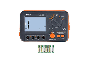 <span class=keywords><strong>Vici</strong></span> VC60B+ Medidor de Aislamiento Digital de 1000V DC/AC 750V 2000M (4.0%+2) Precisión >2M - Product Image 1