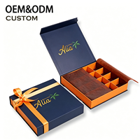 Caja Magnética Portátil Personalizada con Impresión a Todo Color, Cierre con Cinta, Papel de Calco, Inserto de Caja de Regalo Rígida de Lujo Ecológica