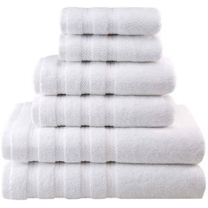 For Basics 100% Organic Cotton <b>Bath</b> <b>Towel</b> <b>Set</b> 41x66 cm Hand <b>Towels</b> Teal 500-699 GSM Solid Pack of 6 - Product Image 3