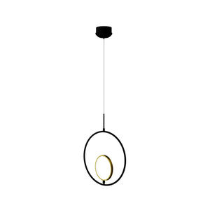Lampada a sospensione a LED 6500K in alluminio e silicone, ideale per l'illuminazione decorativa e funzionale in spazi interni. - Product Image 1