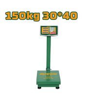 Balance de pesage numérique industrielle pliable DIY OEM 150 kg, 30x40 cm, balance de sol électronique