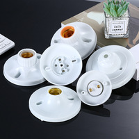 Petite boîte de câble Support de lampe plat Plaque Plat Accessoires électriques d'origine d'usine pour les projets d'ingénierie d'éclairage Style à vis