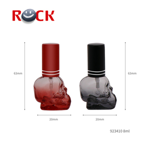 8ml clair <span class=keywords><strong>bouteille</strong></span> <span class=keywords><strong>en</strong></span> <span class=keywords><strong>verre</strong></span> crâne forme <span class=keywords><strong>bouteille</strong></span> <span class=keywords><strong>de</strong></span> parfum avec bouchon <span class=keywords><strong>en</strong></span> aluminium - Product Image 1
