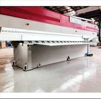 Machine à rainurer verticale CNC à haute efficacité pour tôles, avec serrage hydraulique et rainurage en V pour l'acier