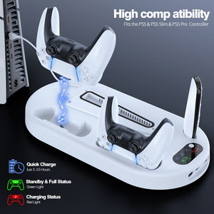 Đa-chức năng làm mát sạc đứng cho ps5/ps5 Slim/ps5 Pro giao diện điều khiển Ổ đĩa quang & kỹ thuật số Dock có dây thông tin liên lạc - Product Image 2