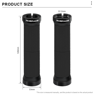 RIDERACE poignées de vélo serrure bilatérale <span class=keywords><strong>ergonomique</strong></span> antidérapant antichoc <span class=keywords><strong>VTT</strong></span> guidon couverture pour BMX cyclisme accessoires - Product Image 6