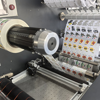 Machine de découpe numérique d'étiquettes autocollantes VOREY A8 12m/m, laminage et refendage rouleau à rouleau, avec PC intégré