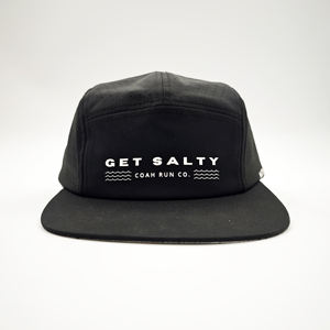 Casquette de sport d'extérieur imperméable en coton 100% à 5 panneaux en maille avec cordon de serrage, fermeture snapback et design triangulaire perforé au laser - Product Image 2