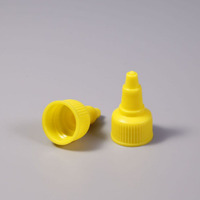Capuchon à vis anti-déversement 24/410 28/410 Yorker Twist Top Cap pour applicateur de pointe d'huile de cheveux d'encre de tatouage avec doublure de joint d'induction thermique en feuille