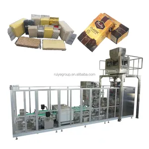 Automatic Rice Coffee Powder Brick Square Rectangle Shape Bag Vacuum Packing Machine