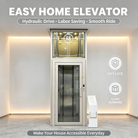 Eleganter Hydraulischer Hauslift Personenaufzug Maßgefertigter Kleiner Aufzug für Villa Haus Wohnnutzung mit CE-Zertifizierung