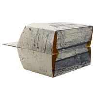 Papier Kraft Recyclable Pleine Couleur Boissons Café Carton Pliable 4 6 Pack Bouteille Bière Peut Papier Titulaire Bière Boîte De Transport