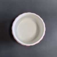 Bol en céramique moderne pour bébé avec manchon en silicone, assiettes antidérapantes à ventouse, ensemble de vaisselle pour l'alimentation des tout-petits