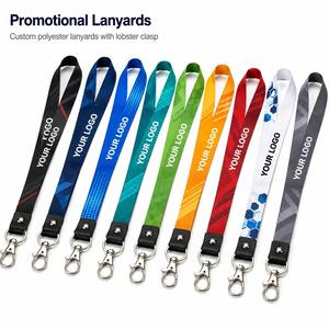 Cordón de Poliéster con Logotipo Personalizado, Impresión por Transferencia de Calor, Hebilla Desmontable, Varios Clips de Sujeción para Eventos, Porta Identificaciones - Product Image 1