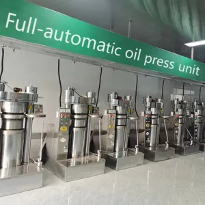 Mesin penekan Minyak organik alpukat mengikis biji Palm Castor zaitun mesin penekan minyak dingin hidrolik di Afrika Selatan