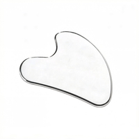 Masseur Gua Sha Ergonomique en Acier Inoxydable pour le Soin du Visage et Tous les Points du Corps - Vente en Gros
