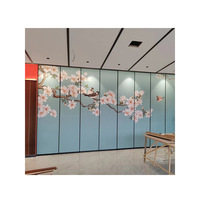 Cloison mobile réglable moderne en mélamine et aluminium, insonorisée, pliante, pour hôtel, école, restaurant