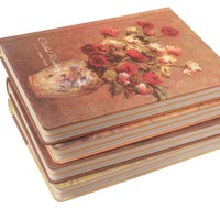 Diario de mano con tapa dura, diseño de cuadro famoso, páginas a color retro, bronceado, estilo europeo, exquisito regalo para estudiantes