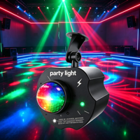 Nouveauté 2026 : Projecteur de faisceau LED et laser à contrôle sonore, lumières de disco DJ, intensité réglable, pour fêtes d'Halloween et mariages