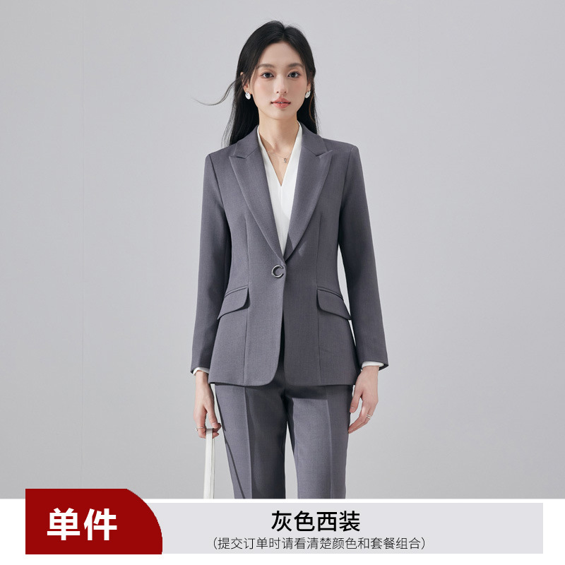 gray suit