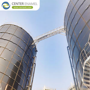 Tangki Baja Berlapis Kaca Sistem Bolted dengan Masa Konstruksi Singkat, Garansi 2 Tahun untuk Pengolahan Air Limbah Kimia, Asal Hubei - Product Image 3