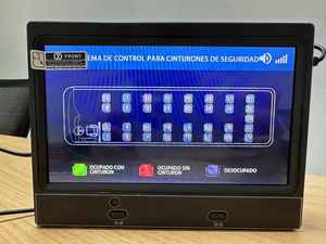 Capteur de pression d'occupation des sièges de bus avec haut-parleur à message vocal, ceinture de sécurité, boucle de ceinture de sécurité - Product Image 4