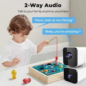 Cámara de Seguridad Panorámica 2K de Doble Lente con Detección Humana por IA, Cámara WiFi Inalámbrica con Giro e Inclinación, Visión Nocturna, Cámara IP Tuya Smart Home - Product Image 5