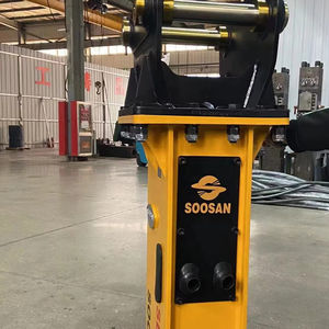 Para SOOSAN SB43 Caja de martillos hidráulicos Tipo Silencio para excavadoras Retroexcavadoras de 6-9 toneladas Nueva condición con motor central - Product Image 4