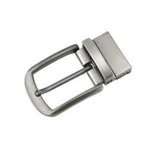 New Reversible Buckle 35MM Men Pin Buckle Belt With Holes Alloy Buckle Factory OEM Custom Logo Wholesale