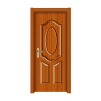 Porte de chambre en bois de haute qualité au design minimaliste, avec apprêt blanc, isolation phonique et étanchéité, pour la décoration intérieure.